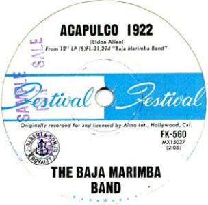 Baja Marimba Band Promo, Label