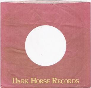 Dark Horse Records 7-inch sleeve