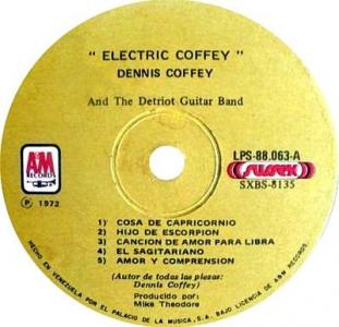 Dennis Coffey & the Detroit Guitar Band Label