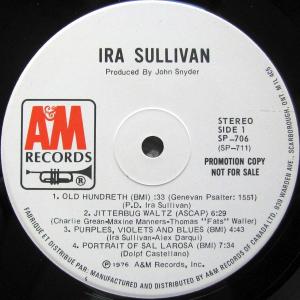 Ira Sullivan Promo, Label