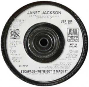 Janet Jackson: Escapade Britain 7-inch