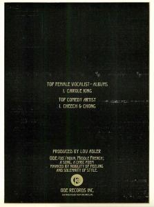 Ode Records Advert
