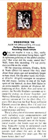 Woodstock '94 US album review