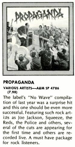 Propaganda US album review