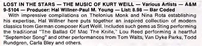 Various: Lost In the Stars