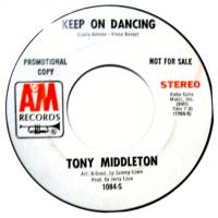 Tony Middleton: Keep On Dancing U.S. promo single