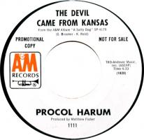 Procol Harum: The Devil Came From Kansas U.S. promo single