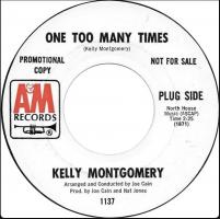 Kelly Montgomery: One Too Many Times U.S. promo single