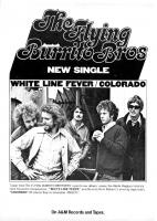Flying Burrito Brothers: White Line Fever U.S. ad
