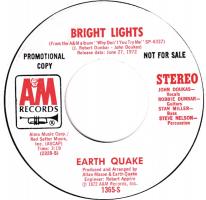 Earth Quake: Bright Lights US promo single