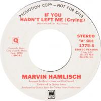 Marvin Hamlisch: If You Hadn't Left Me U.S. promo single