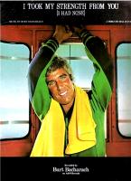 Burt Bacharach: I Took My Strength From You US sheet music