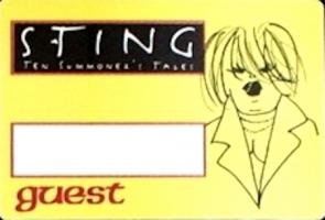 Sting: Backstage Pass 1993