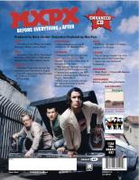 MxPx: Before Everything and After US sellsheet