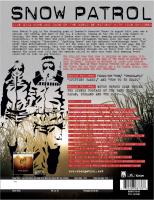 Snow Patrol: Live At Somerset House US sellsheet