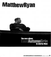 Matthew Ryan: East Autumn Grin US poster