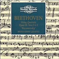 Medici String Quartet: Beethoven String Quartets Opus 59, Nos, 2 & 3 "Rasumovsky" U.S. CD album