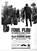 Baja Marimba Band: Fowl Play Cash Box ad