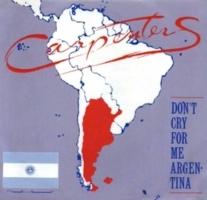 Carpenters: Don't Cry For Me Argentina U.S. single