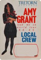 Amy Grant 1988 backstage pass