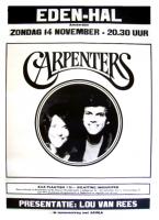 Carpenters Netherlands 1976 concert poster
