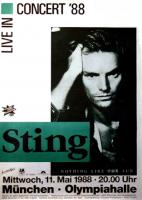 Sting Germany concert poster