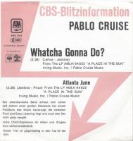 Pablo Cruise: Whatcha Gonna Do? Germany 7-inch