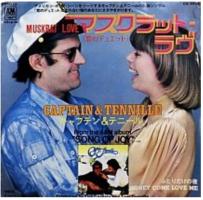 Captain & Tennille: Muskrat Love/Honey Come Love Me Japan single