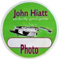 John Hiatt 1994 backstage pass