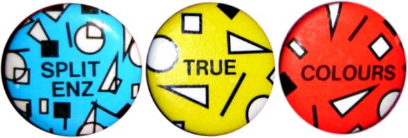 Split Enz: True Colors US buttons