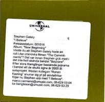 Stephen Gately: I Believe Britain 7-inch