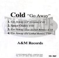 Cold: Go Away U.K. CD Acetate