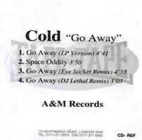 Cold: Go Away Britain CD Acetate