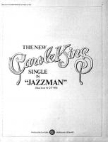 Carole King: Jazzman Britain ad
