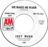 Joey Ward: She Makes Me Warm U.S. promotional 7-inch