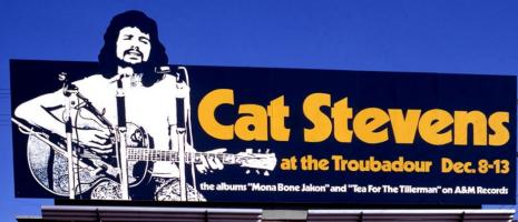 Cat Stevens U.S L.A. billboard