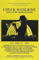 Chuck Mangione 1979 concert poster U.S.