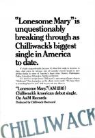 Chilliwack: Lonesome Mary U.S. ad