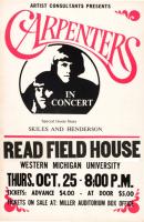 Carpenters U.S. concert poster 1973