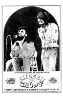 Cheech & Chong 1972 U.S. concert poster