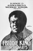 Freddie King U.S. concert handbill 1973