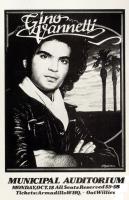 Gino Vannelli 1978 U.S concert poster