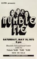 Humble Pie 1973 U.S. concert poster