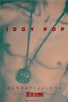 Iggy Pop 1988 U.S. concert poster