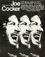 Joe Cocker 1974 concert handbill