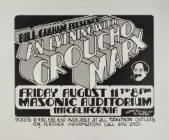 An Evening With Groucho Marx U.S. concert poster