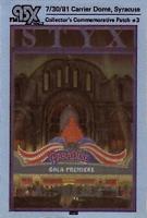 Styx U.S. backstage pass