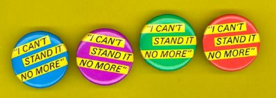Peter Frampton: I Can't Stand It No More U.S. buttons