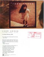 Jann Arden: Living Under June U.S. promotional postcard