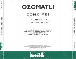 Ozomatli: Como Ves U.S. promo CD single